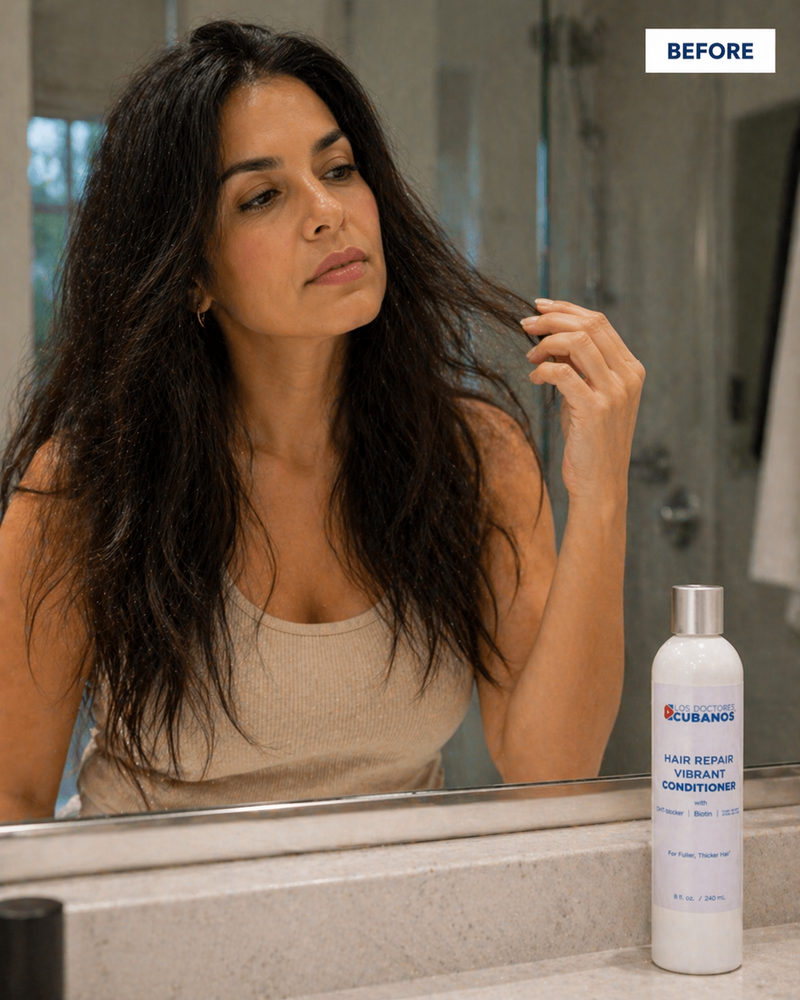 Vibrancy, shine, and softness restored to color-treated hair.